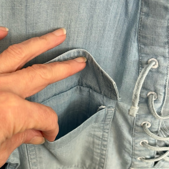 Sonoma Juniors Denim look long sleeve - Picture 3 of 6